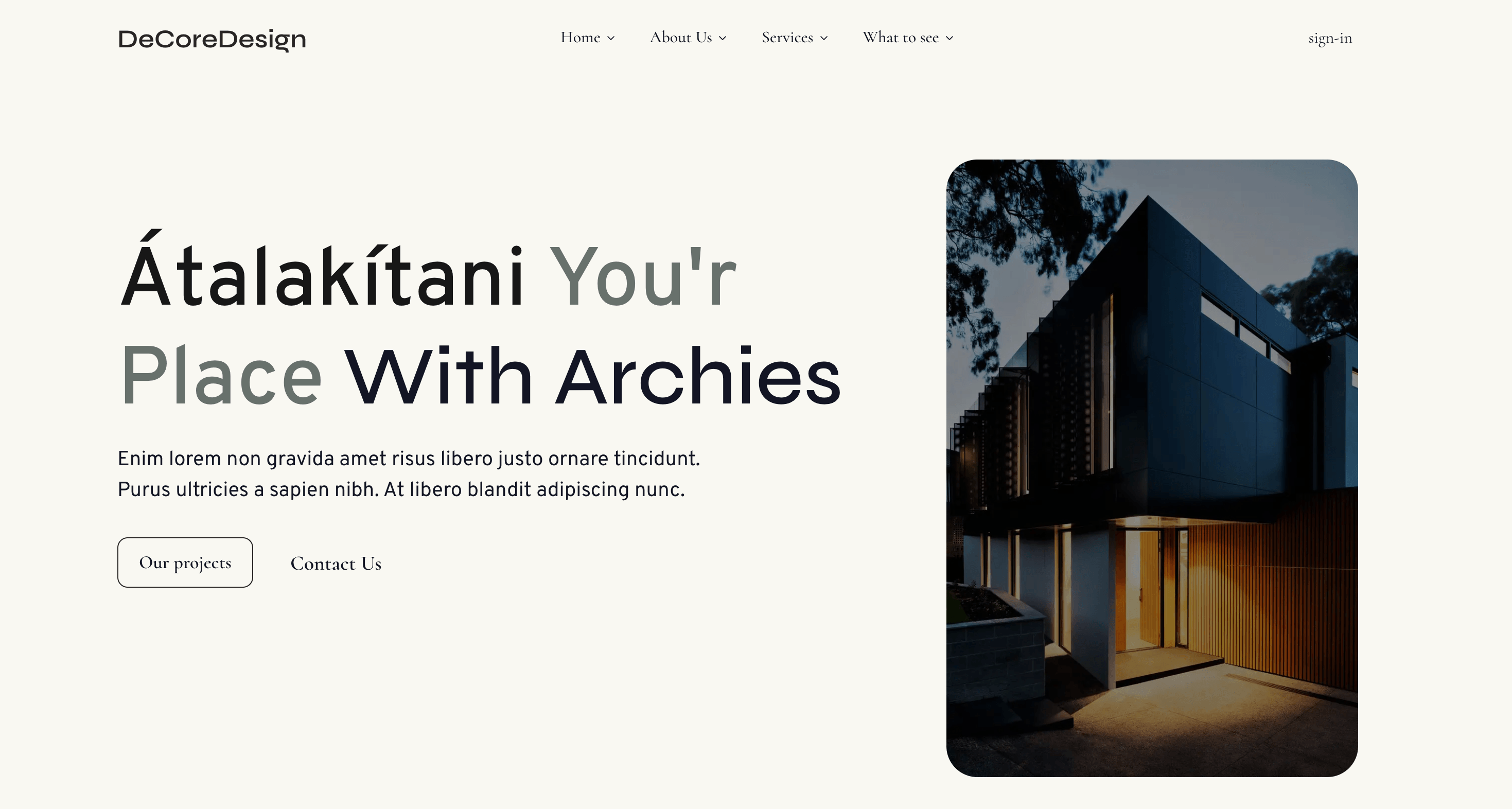 DeCoreDesign – Interior & Spatial Innovation project showcase