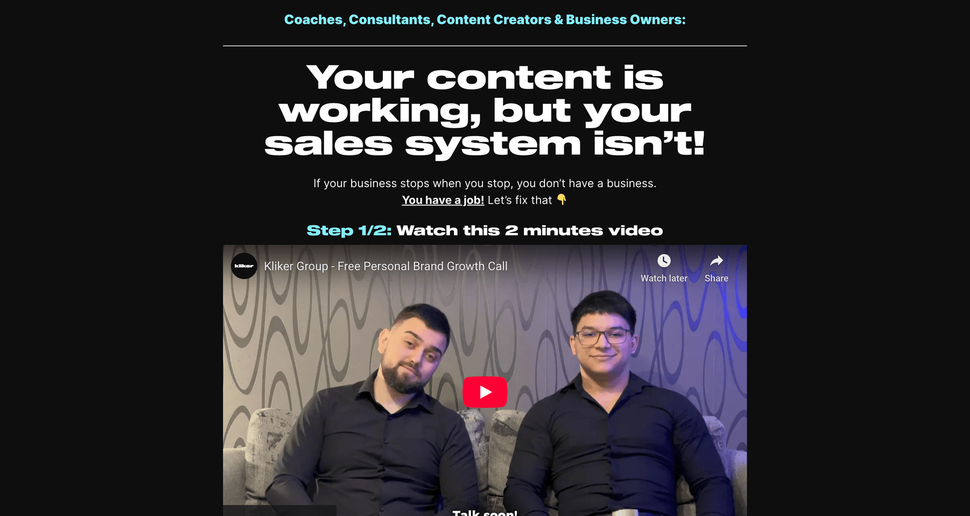 KlikerGropu - Before